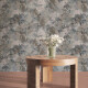 Azulejo de grés para parede 60x120 cm, cinzento com motivos florais, acabamento mate A4H921 Jam #4