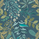Azulejo de grés para parede 60x120 cm, azul, com motivos vegetais, acabamento mate, A4H924 Majorele #4