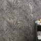 Azulejo de grés para parede 60x120 cm, cinzento, com motivos vegetais, acabamento mate A4H925 Panaria #1