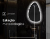 Espelho de Banheiro com LED em Formato Irregular B222 #8