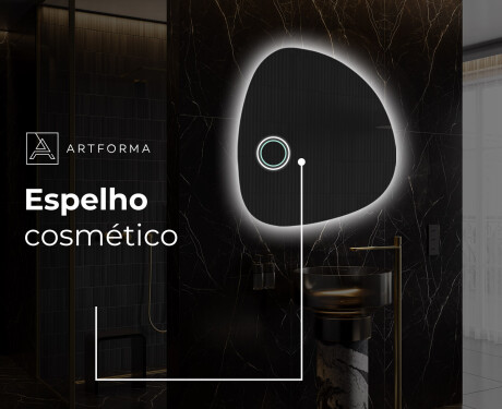 Espelho de Banheiro com LED em Formato Irregular EG221 #5