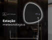 Espelho de Banheiro com LED em Formato Irregular EG221 #7