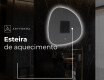 Espelho de Banheiro com LED em Formato Irregular EG221 #9
