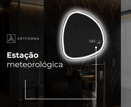 Espelho de Banheiro com LED em Formato Irregular EG222 #9