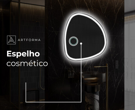 Espelho de Banheiro com LED em Formato Irregular EG222 #5