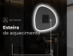 Espelho de Banheiro com LED em Formato Irregular EG222 #9