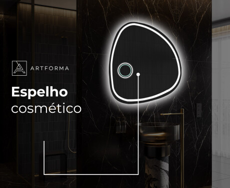 Espelho de Banheiro com LED em Formato Irregular EG223 #5