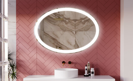 Espelho Para Casa De Banho Com Iluminação LED L74