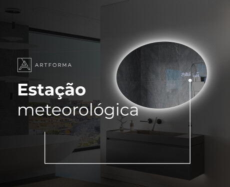 Espelho Para Casa De Banho Com Iluminação LED L226 #7