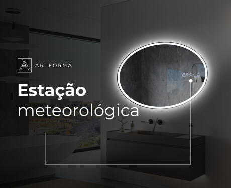Espelho Para Casa De Banho Com Iluminação LED L227 #7