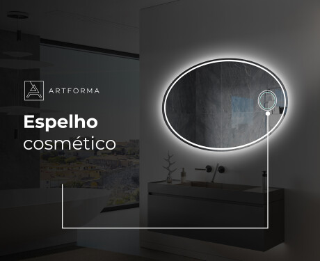 Espelho Para Casa De Banho Com Iluminação LED L228 #5