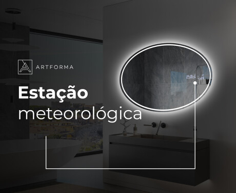 Espelho Para Casa De Banho Com Iluminação LED L228 #7