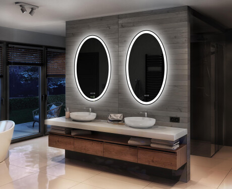 Espelho Para Casa De Banho Com Iluminação LED L74 #2