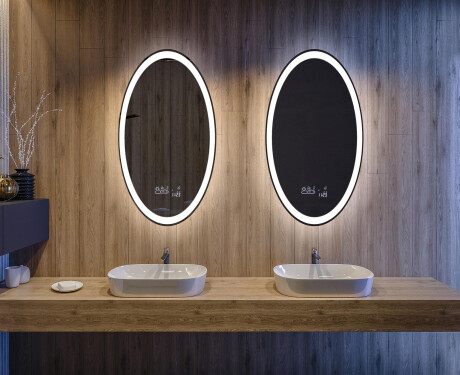 Espelho Para Casa De Banho Com Iluminação LED L74 #3