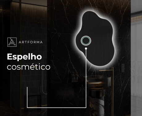 Espelho de Banheiro com LED em Formato Irregular EM221 #5