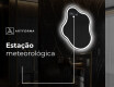 Espelho de Banheiro com LED em Formato Irregular EM222 #9