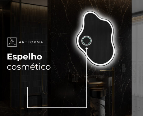 Espelho de Banheiro com LED em Formato Irregular EM222 #5