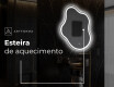 Espelho de Banheiro com LED em Formato Irregular EM222 #9