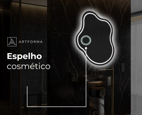 Espelho de Banheiro com LED em Formato Irregular EM223 #5