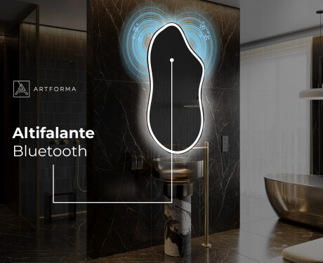 Espelho de Banheiro com LED em Formato Irregular F222 #5