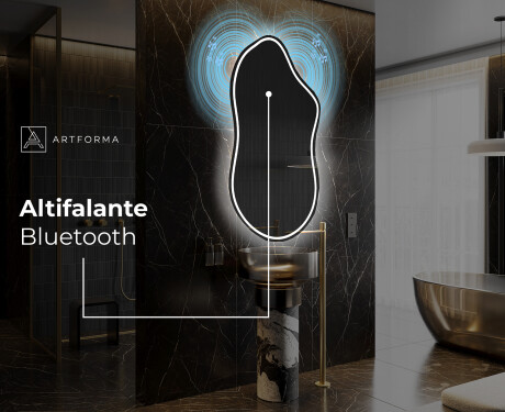 Espelho de Banheiro com LED em Formato Irregular F223 #5