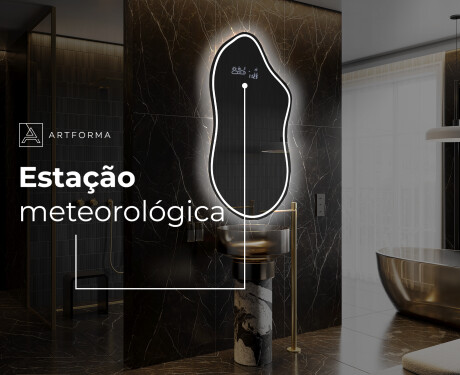 Espelho de Banheiro com LED em Formato Irregular F223 #6