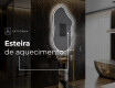 Espelho de Banheiro com LED em Formato Irregular F223 #8