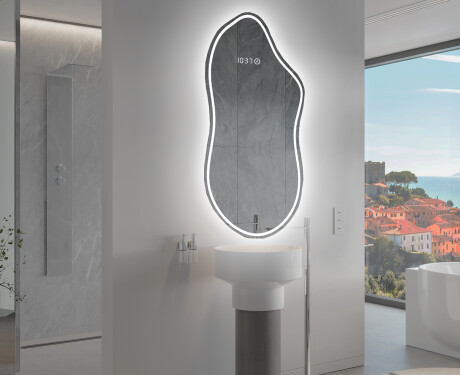 Espelho de Banheiro com LED em Formato Irregular F223 #9