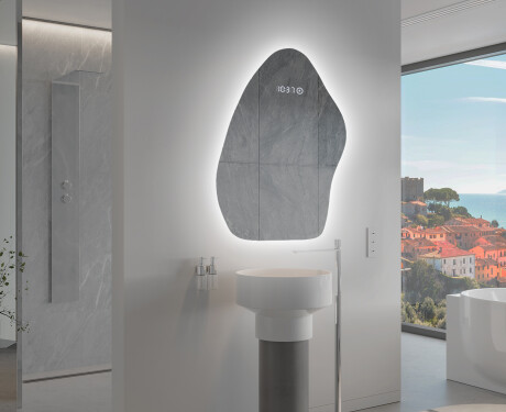 Espelho de Banheiro com LED em Formato Irregular G221 #9