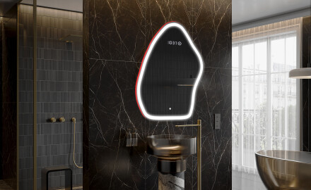 Espelho de Banheiro com LED em Formato Irregular G222