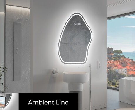 Espelho de Banheiro com LED em Formato Irregular G223 #3
