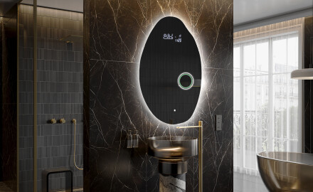 Espelho de Banheiro com LED em Formato Irregular U221