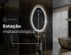 Espelho de Banheiro com LED em Formato Irregular U222 #7