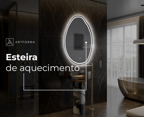 Espelho de Banheiro com LED em Formato Irregular U223 #9