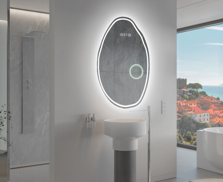 Espelho de Banheiro com LED em Formato Irregular U223 #10