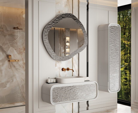 Espelho sob medida com moldura metálica de design L291