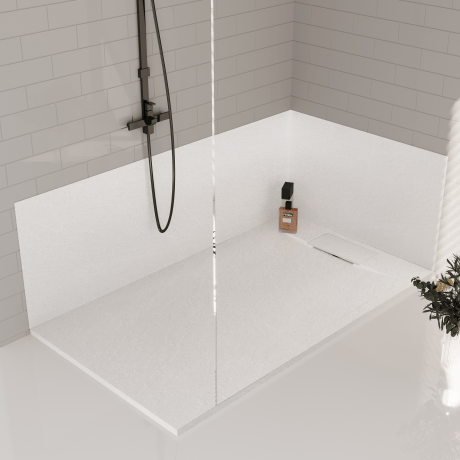 Base de duche retangular Avero 90x110 cm branco #6
