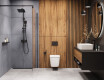 WC WC sem flange PAROS branco com revestimento de descarga