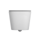 WC WC sem flange PAROS branco com revestimento de descarga #5