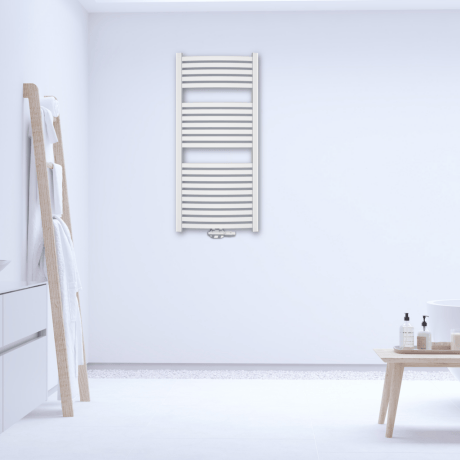 Radiador com escada para casa de banho branco #2