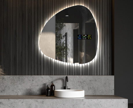 Espelho de Banheiro com LED em Formato Irregular J221 #6