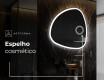 Espelho de Banheiro com LED em Formato Irregular J222 #4