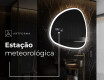 Espelho de Banheiro com LED em Formato Irregular J222 #6