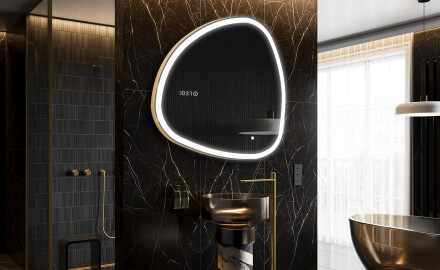 Espelho de Banheiro com LED em Formato Irregular J222