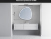 Espelho de Banheiro com LED em Formato Irregular J223 #5