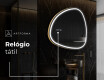 Espelho de Banheiro com LED em Formato Irregular J223 #9