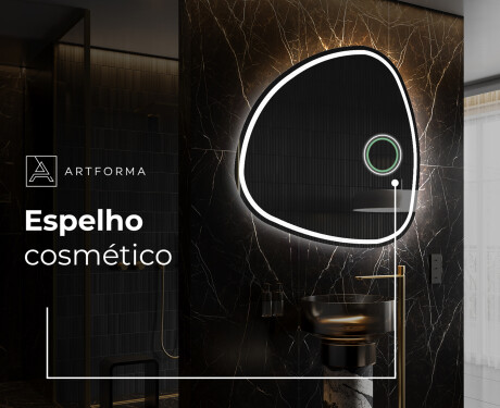 Espelho de Banheiro com LED em Formato Irregular J223 #4