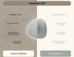 Espelho de Banheiro com LED em Formato Irregular 54x54cm com luz LED fria de 7000K, luz quente de 3000K ou luz neutra de 4500K #6