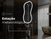 Espelho de Banheiro com LED em Formato Irregular K222 #7