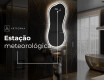 Espelho de Banheiro com LED em Formato Irregular K222 #6